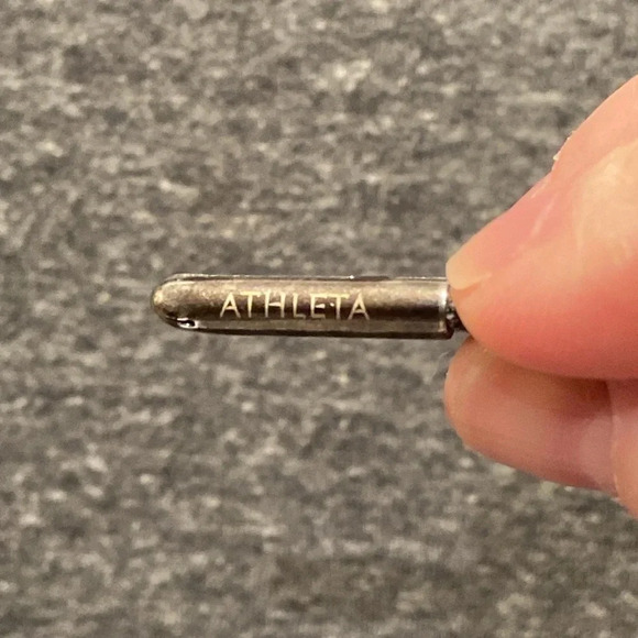 Athleta Bliss Hoodie Dress Women's Sze S Charcoal Gray Thumbhole + Ribbed Sleeve - Picture 5 of 8